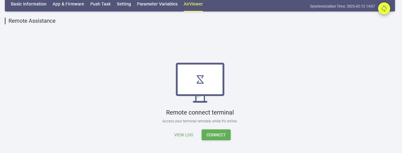 Remote Assistance remote connection