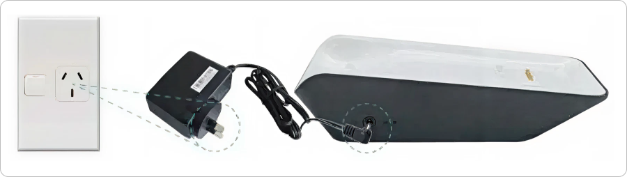 Power-on the terminal base